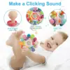 Baby Sensory Teething Toys, Montessori Baby Teethers Rattle Chew Toys - Educational Learning Gifts for Infant Newborn Boys Girls 4
