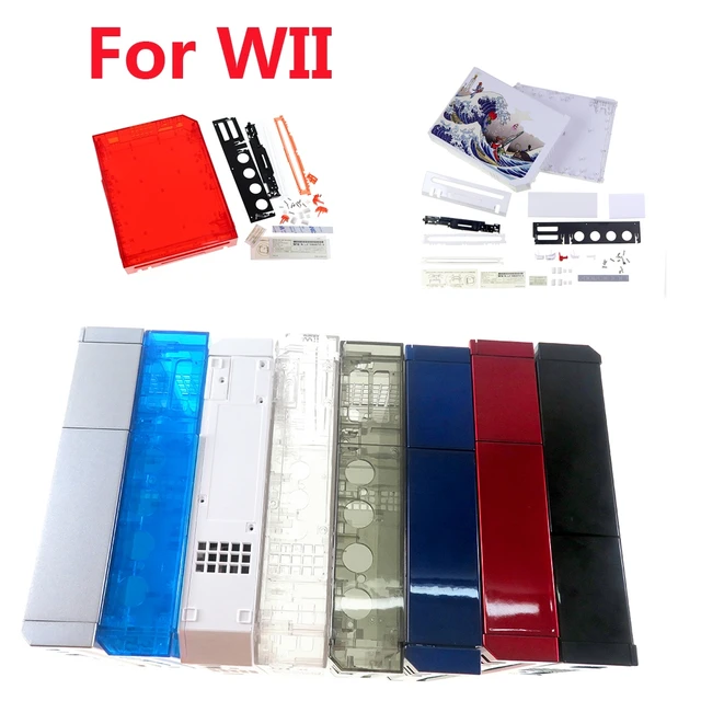 With retail packing cover full housing case for Nintendo wii