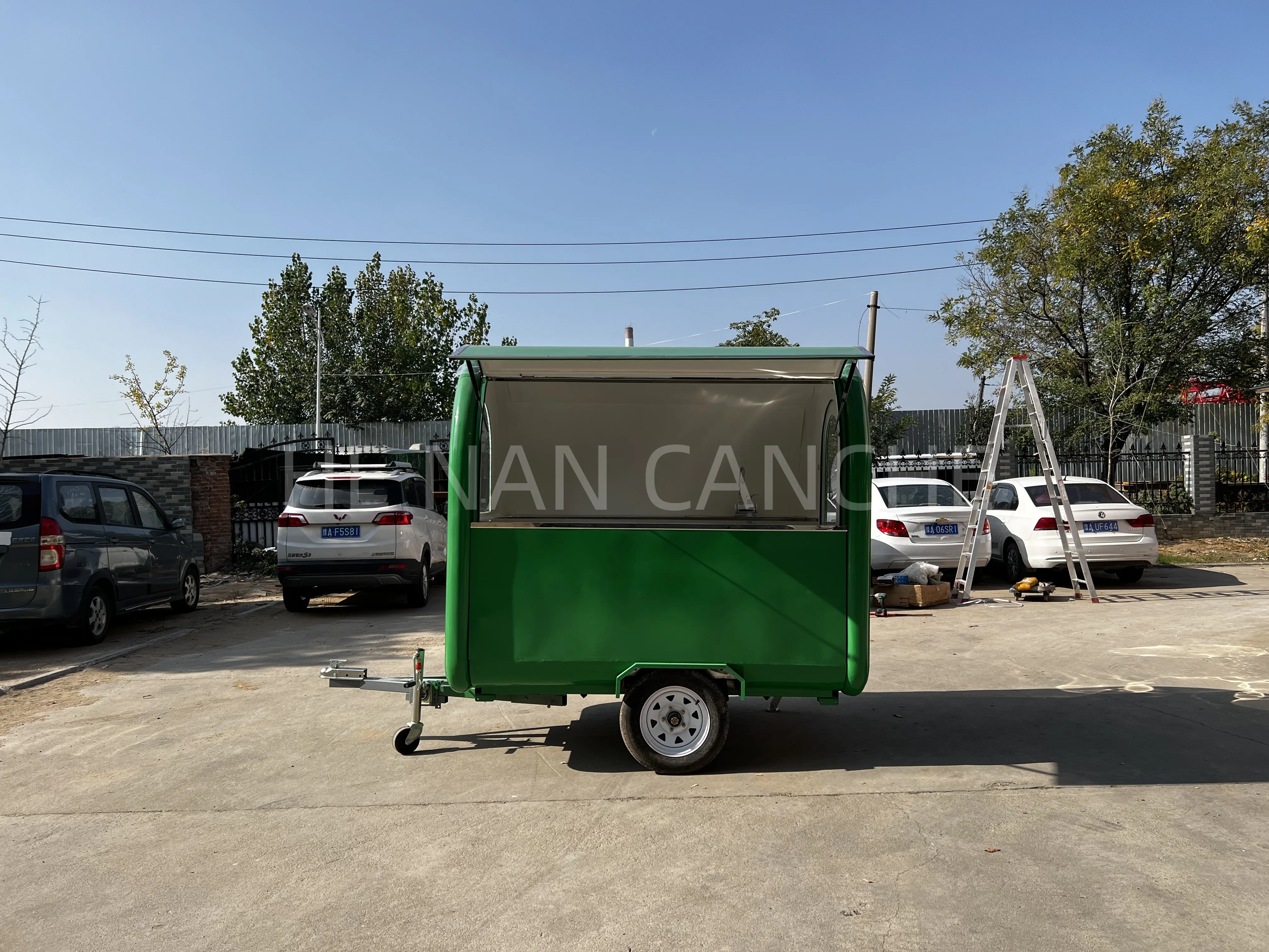 Hot Sale Mobile Street Customized outdoor Coffee Cart Food Trailer Mobile Food Cart Ice Cream Food Truck oem street mobile ice cream food truck food cart food trailer for sale