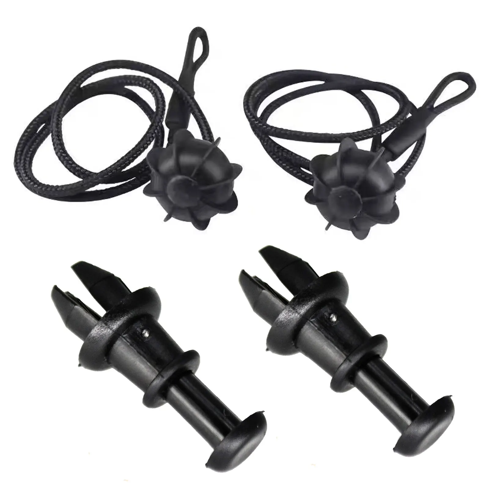 4 Pcs Trunk Lanyard Fixing Clip Parcel Shelf String Clips Holder Pivot Hanger 1M6867574A For VW GOLF MK5 MK6 5 6