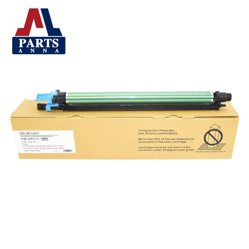 

DR512 Drum Unit C224 For Konica Minolta Bizhub C284 C364 C454 C554 C221 C221S C281 C224e C284e C364e C454e Drum Kit CMYK DR-512