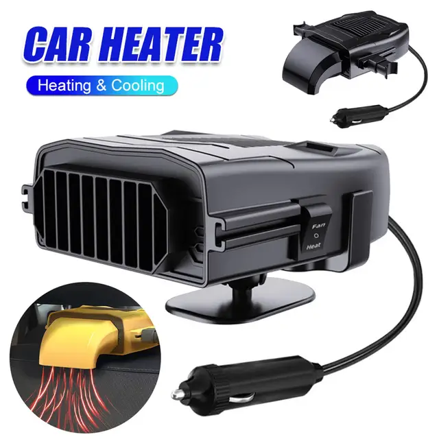 Electric Car Heater 12v 150w Cooling And Heating Fan Dashboard Seat Heater  360-degree Adjustable Defrosting Car Heater System - Heating u0026 Fans -  AliExpress