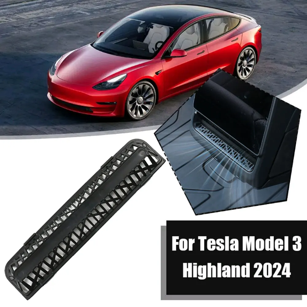 

1Pc Auto Rear Air Outlet Cover Conditioning Vent Protective Cover Anti Blocking New Accessories for Tesla Model 3+ Highland 2024