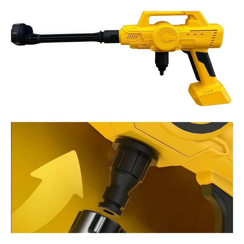 Electric High Pressure Washer Gun 6 IN 1 Electric Garden Washing Water Spray Gun