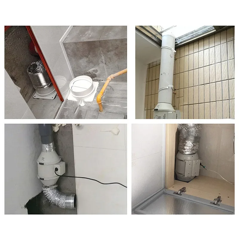 Ventilation Pipe Round Check Valve 80/100/110/150/200mm Pipe Draft Blocker Exhaust Fan Hose Proof Valve