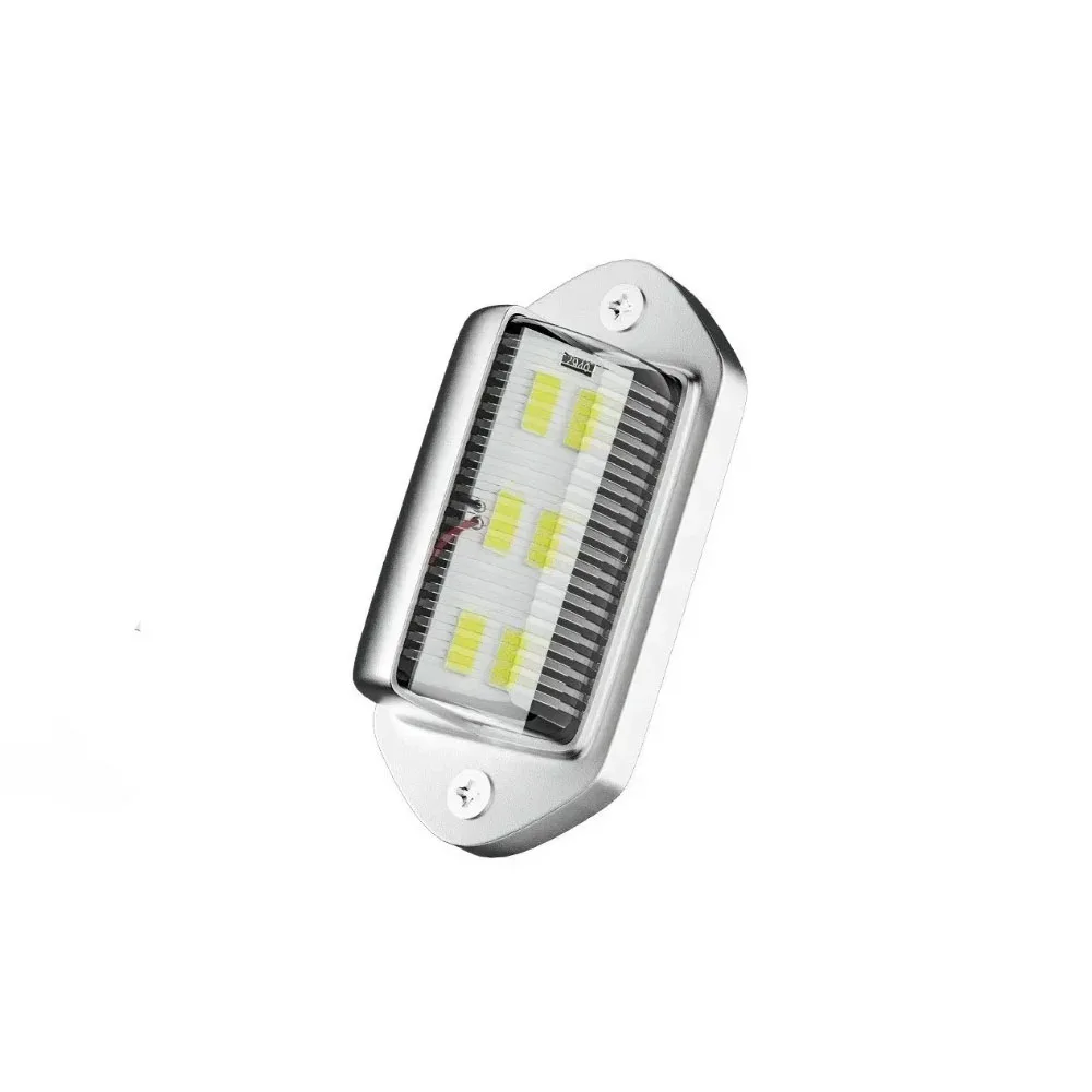 ตัวเลือกสินค้า ไฟส่องป้ายทะเบียนรถยนต์ LED 6 ดวง สำหรับรถ SUV รถบรรทุก รถตู้