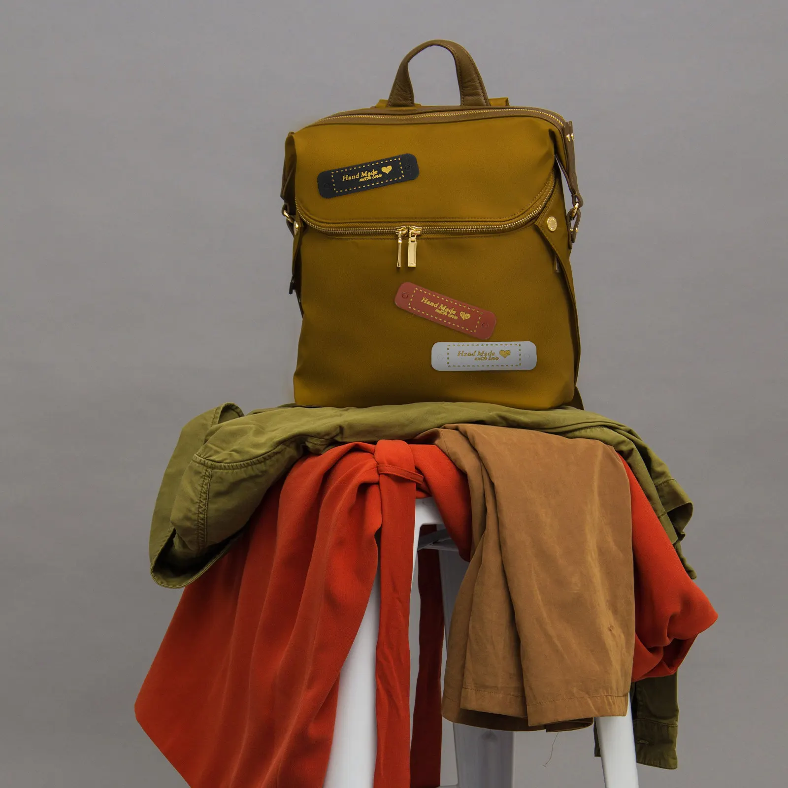 60Pcs 골드 호일 합성 의류 태그 가방 지갑 모자 스카프 바느질 액세서리에 대..