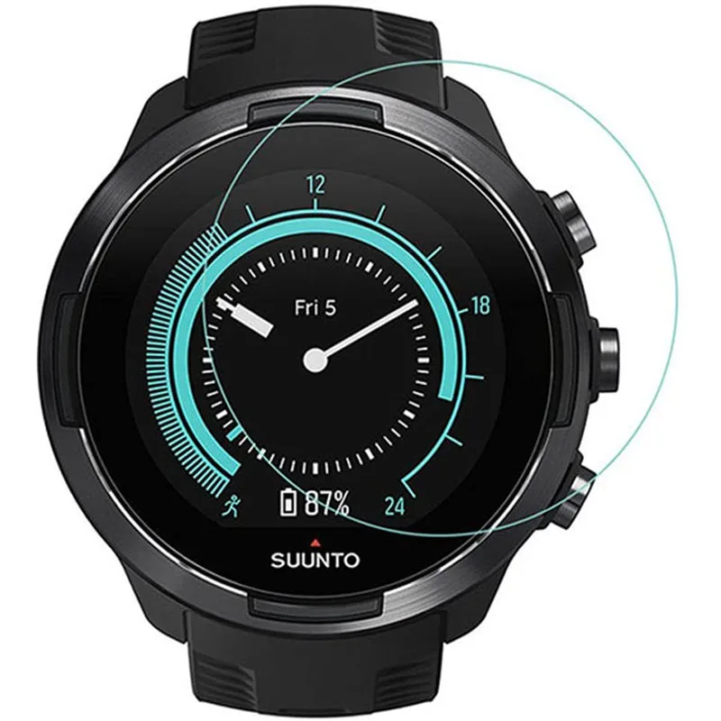 Suunto 9 /Suunto 7 Smartwatch 강화 유리 커버 9H LTE 2.5D 안티 스크래치 투명 보호용 2PC 화면 보호 필름 가드