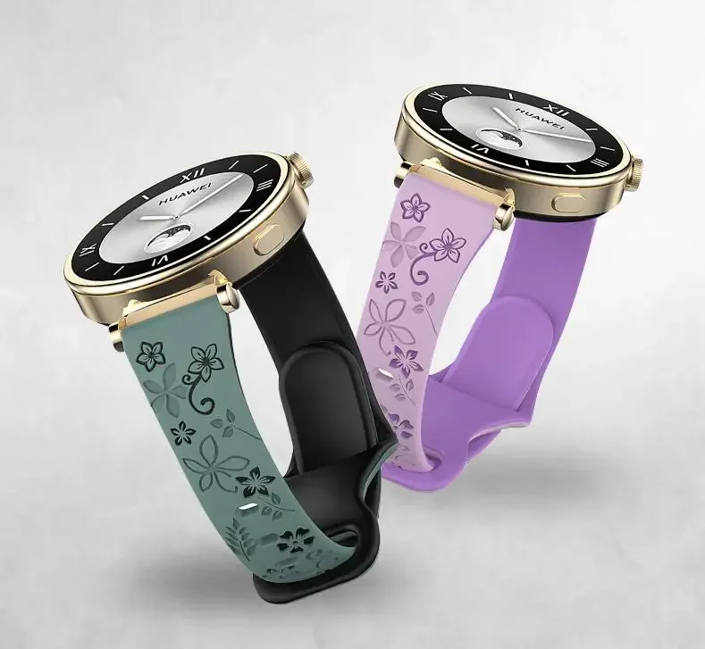 Enhanced Silicone Smart Watchband Bracelet – 18mm Wrist Strap