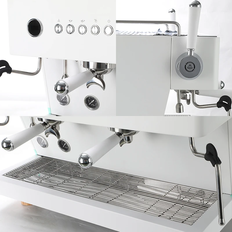 New Gemilai CRM3243A New Multifunctional 58mm Manual Dual Boiler 2 Group Professional Espresso Coffee Machine Commercial 6