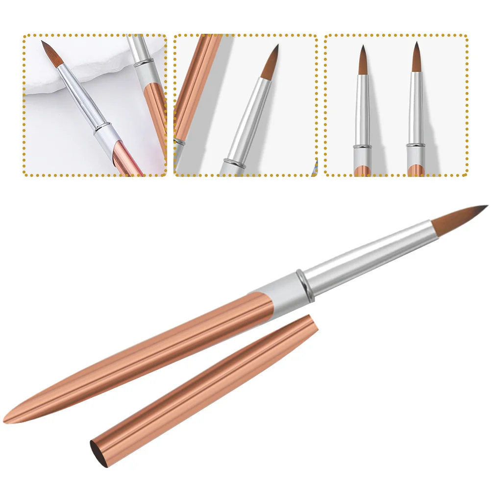 

Metal Rod Nail Pen Thin Brush Liner for Nails Gel Rose Gold Liner Brush For Nails For Nail Brush