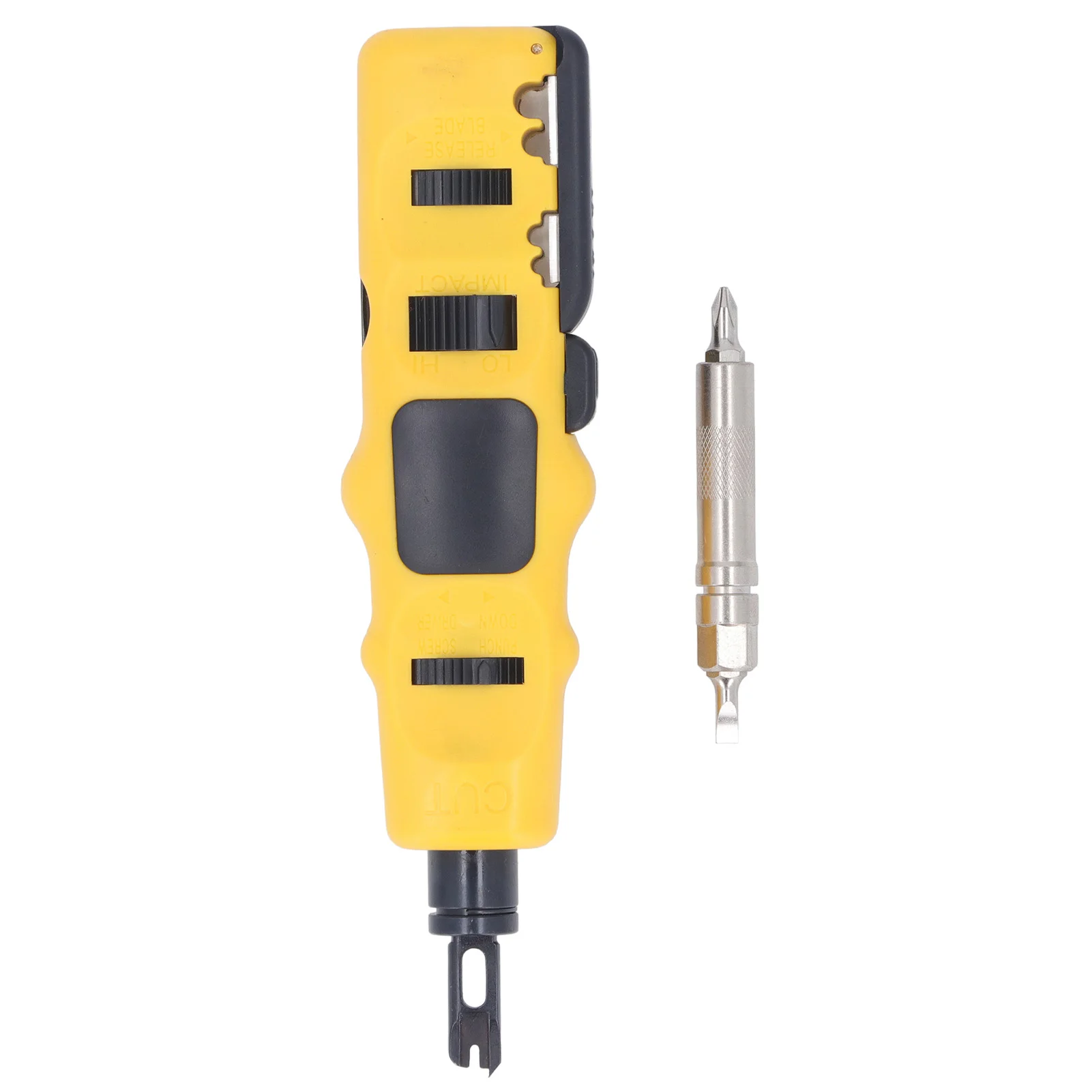 

Wire Stripper Impact Punch Down Tool C45 Steel PC Portable Ergonomic Design Easy Operation for 6.2mm 4.8mm 3.8mm 3.2mm