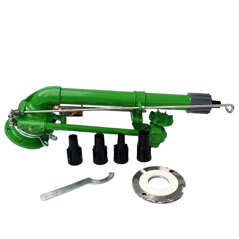 

Long distance rain water gun for irrigation of agricultural water in farms and orchards