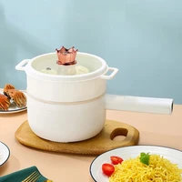 Cuiseur à riz 1,6 l multi-cuiseur antiadhésif multicuiseur riz cuit à la vapeur marmite cuiseurs électriques simple Double couche cuisine maison 220V 2