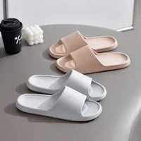 Home Slippers Summer Sandals Wear-resistant Mute Male Slipper Men and Women House Shoes Tasteless Anti-slip EVA Material Man 1