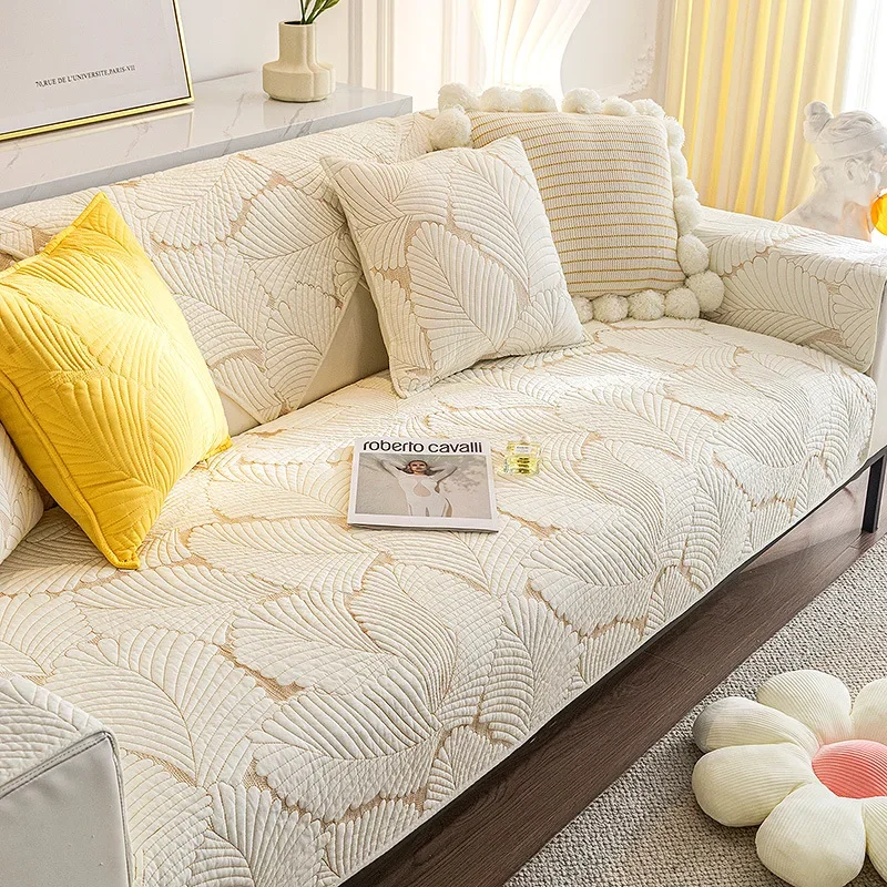 Nordic Simple Cotton Sofa Cushion Four Seasons Universal Non-Slip Cotton Cushion Sofa Cover Cover Towel Cover Cloth Cushion 3