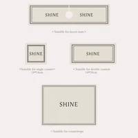 Super Absorbent Sink Faucet Mat Kitchen Diatom Mud Drain Pad Table Mat Toilet Pad Non-slip Anti-mildew Mat Countertop Dining 5