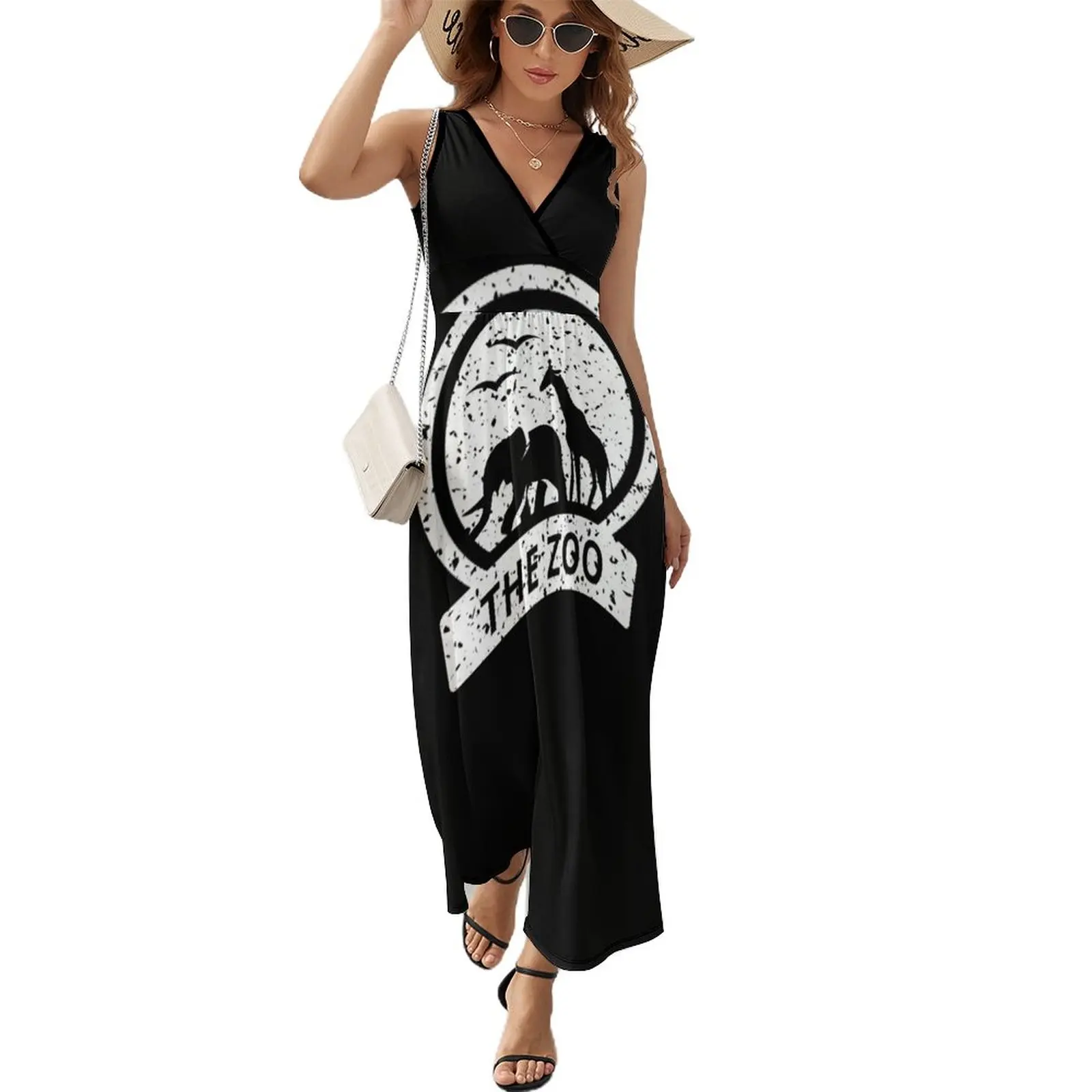 

I Met the Gang At the Zoo - Retro Zoo Animals Sleeveless Dress Women's clothing Party dresses evening dresses luxury 2023