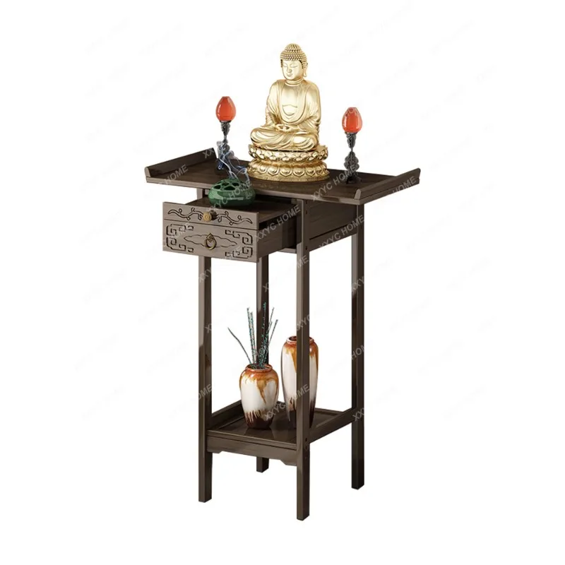 

Incense Burner Table Prayer Altar Table New Chinese Style Buddha Shrine Economical God of Wealth Worship Table Buddha Niche