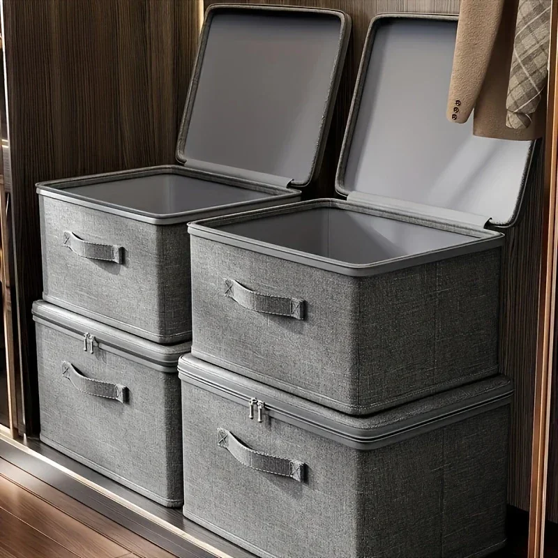 Storage Box Extra Large Stackable Storage Box for Closet Bedroom Kitchen Toys Book