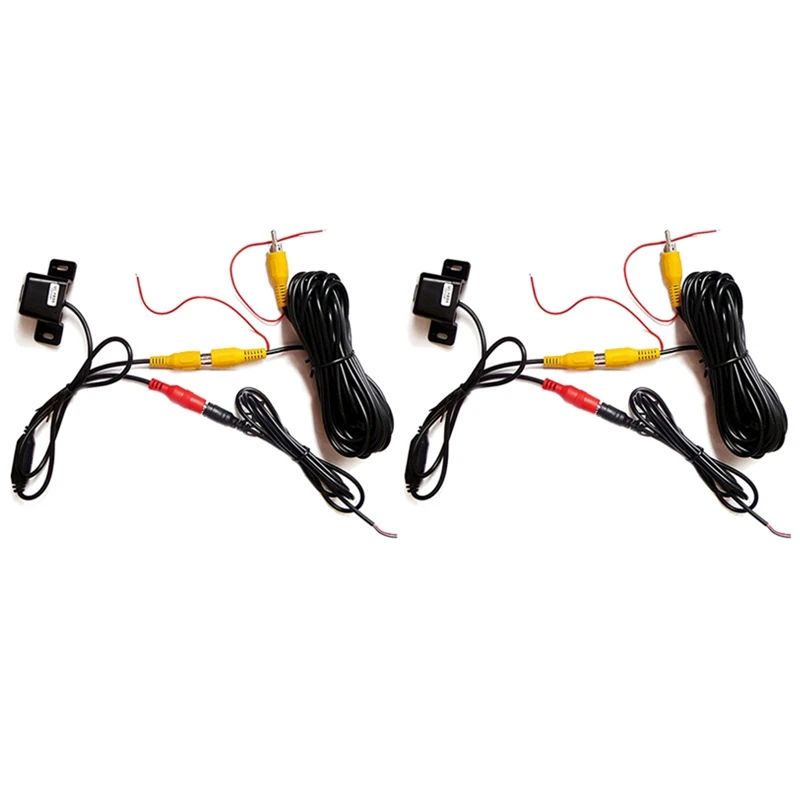 

2X Водонепроницаемая HD 170 градусов широкоугольная Автомобильная камера заднего вида для парковки видеокамера-Поддержка заднего вида