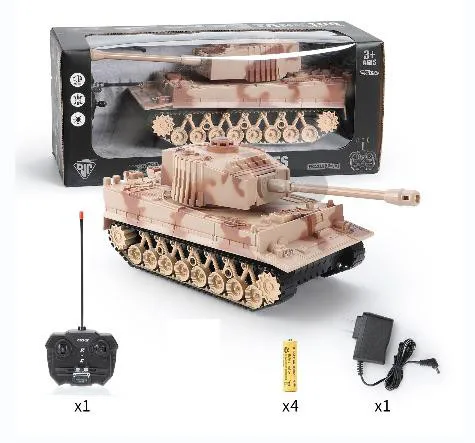 RC Tank Military War Battle United States M1 Leopard 2 Remote Control Toy Car Tactical Model Electronic Toys for Boys Children 5