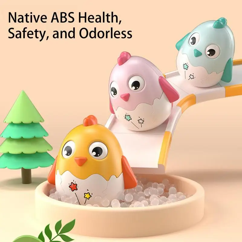 

Wobbler Toy Cute Chicken Musical Wobbler for Toddler Cute Chicken Musical Wobbler with Movable Eyes Early Education Rattle