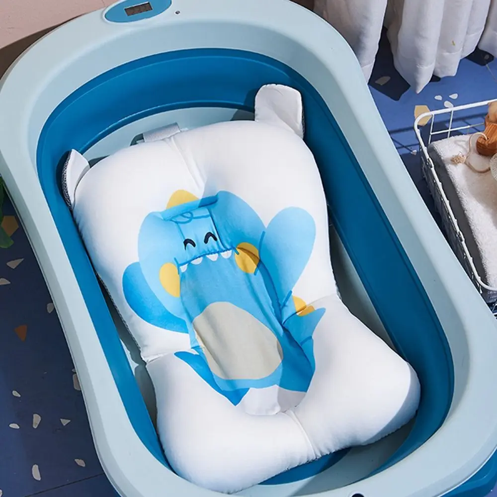 

Anti-slip Baby Bath Cushion Portable Baby Care Product Dinosaur Newborn Bath Seat Plastic Shower Support Mat Newborn