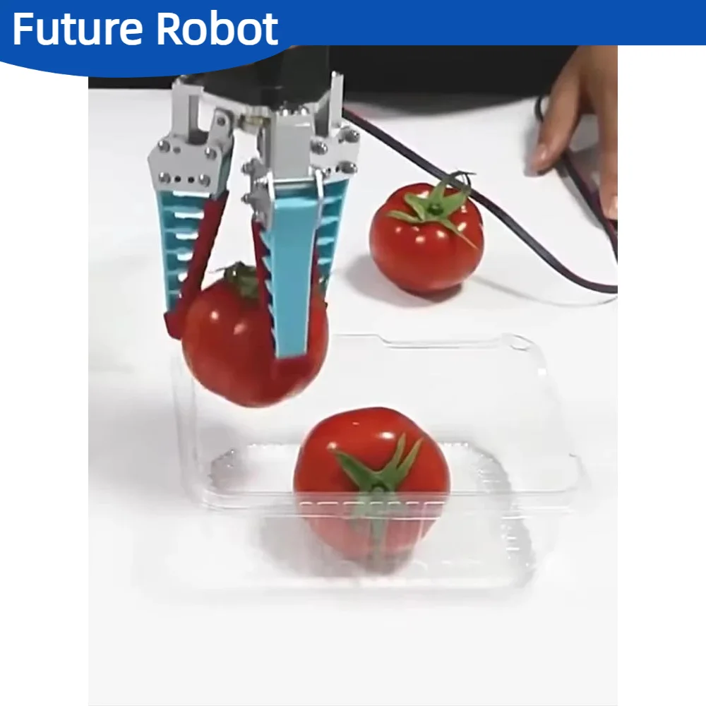 Single Finger for Robot Flexible Mechanical Claw Bionic Flexible Finger Fruit Sorting Gripper Pneumatic Electric Control Clamp