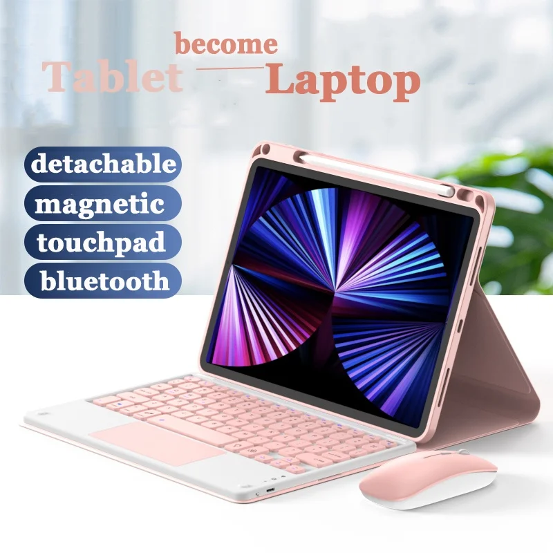 

Case for IPad 10th 10.9 Gen 2022 10.2 9th 8th 7th Air 3 Mini 6 Air 5 4 Pro 11 2021 2020 2018 Trackpad Keyboard Case with Mouse