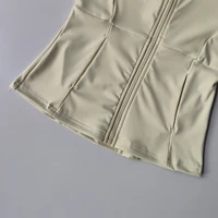 Autumn Winter Sports Jacket Women Zipper Cardigan Slim Slim Windproof Yoga Suit Quick Dry Running Fitness Long Sleeves Coat Suit - Image 6