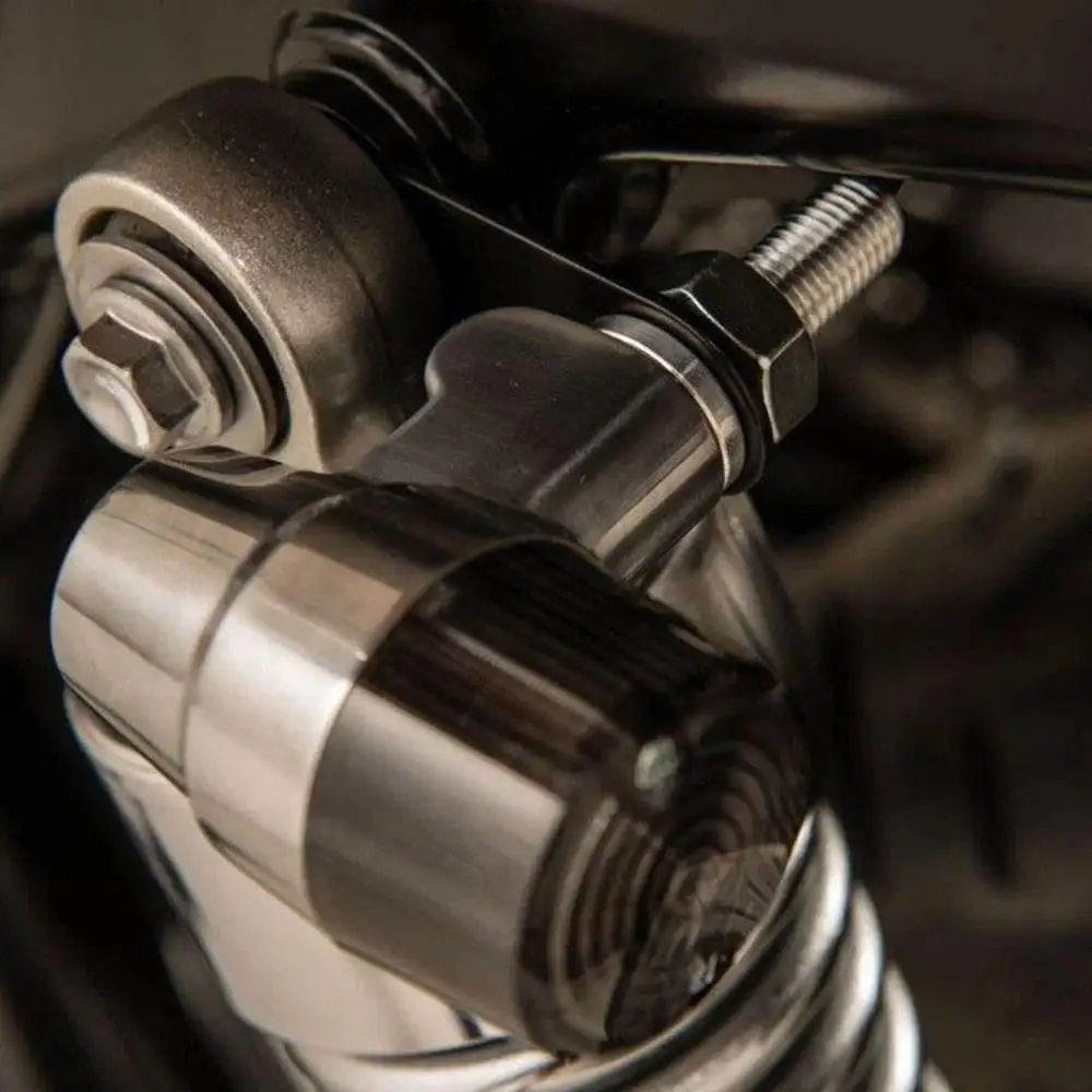 2PCS Universal Motorcycle Turn Signal Lights Brackets Motorbike Indicator Lamps Holder Fork Lamp Mount Clamps Metal Accessories