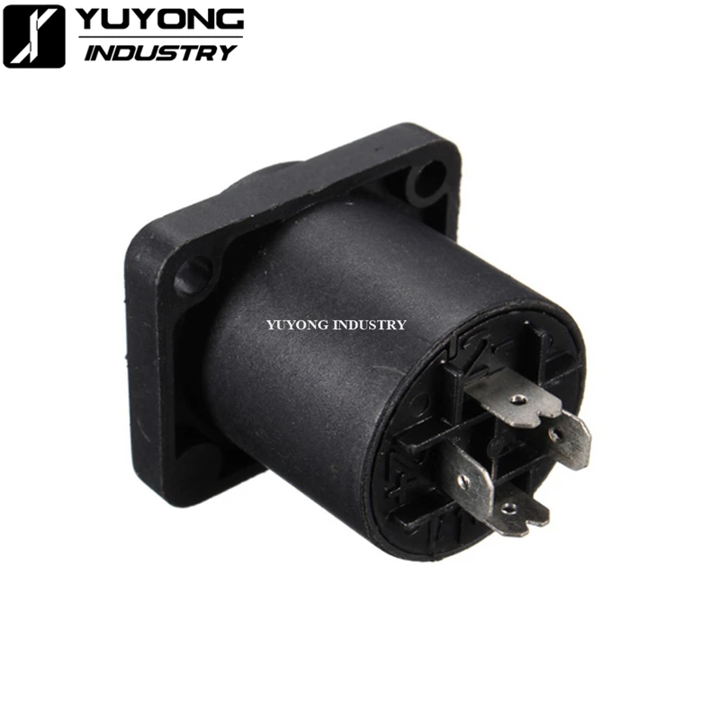 4 Pin Heavy Duty 4 Pole Chassis Socket Powercon Female Jack Socket Connector