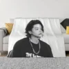 Yoongi concert Throw Blanket Dorm Room Essentials cosplay anime Blanket Sofa 1