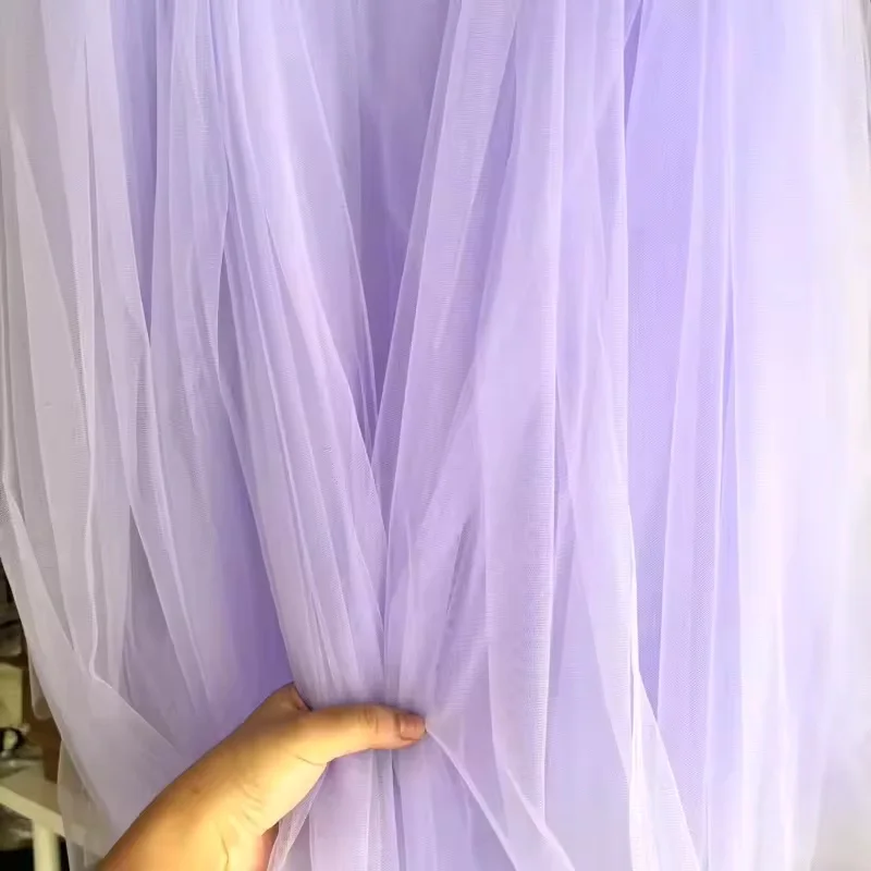 Elegant Yellow Soft Tulle Fabric for Weddings and Formal Events