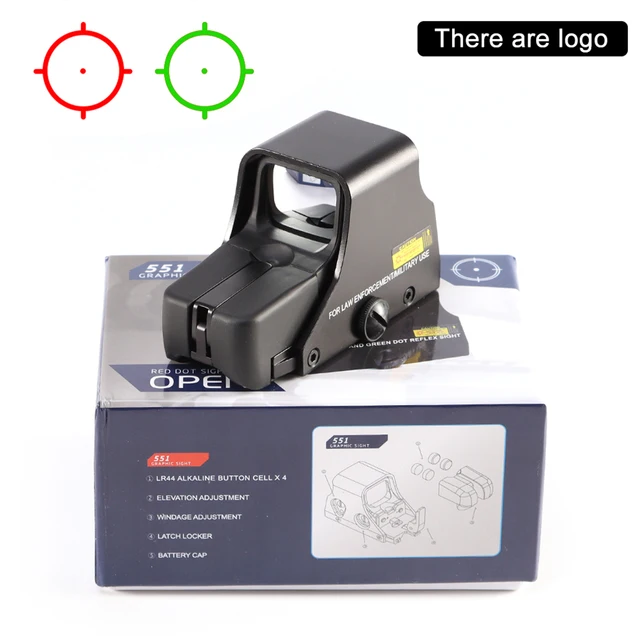 551 552 553 558 red green dot holographic sight hunting red dot