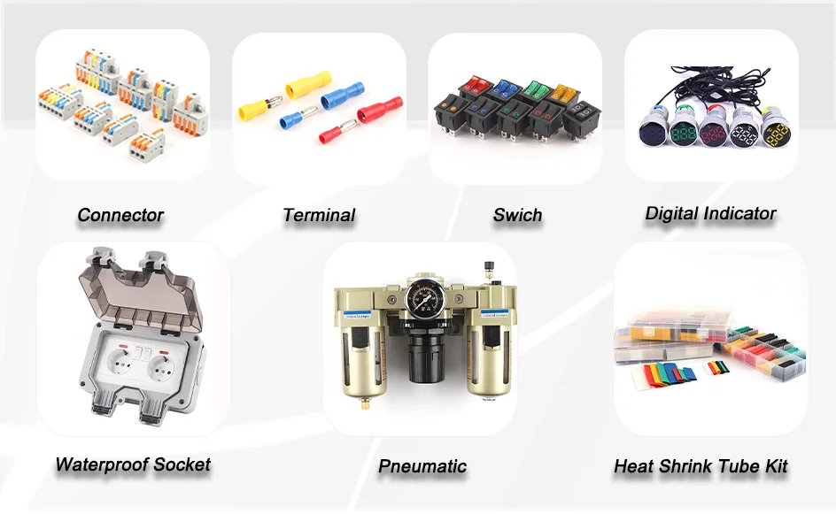 Description Picture 4 of itemBoxed VE Series Insulated Terminal Block Cord End Crimping Sleeve Terminal Cable Wire Connector Electrical Tube Terminals Suit