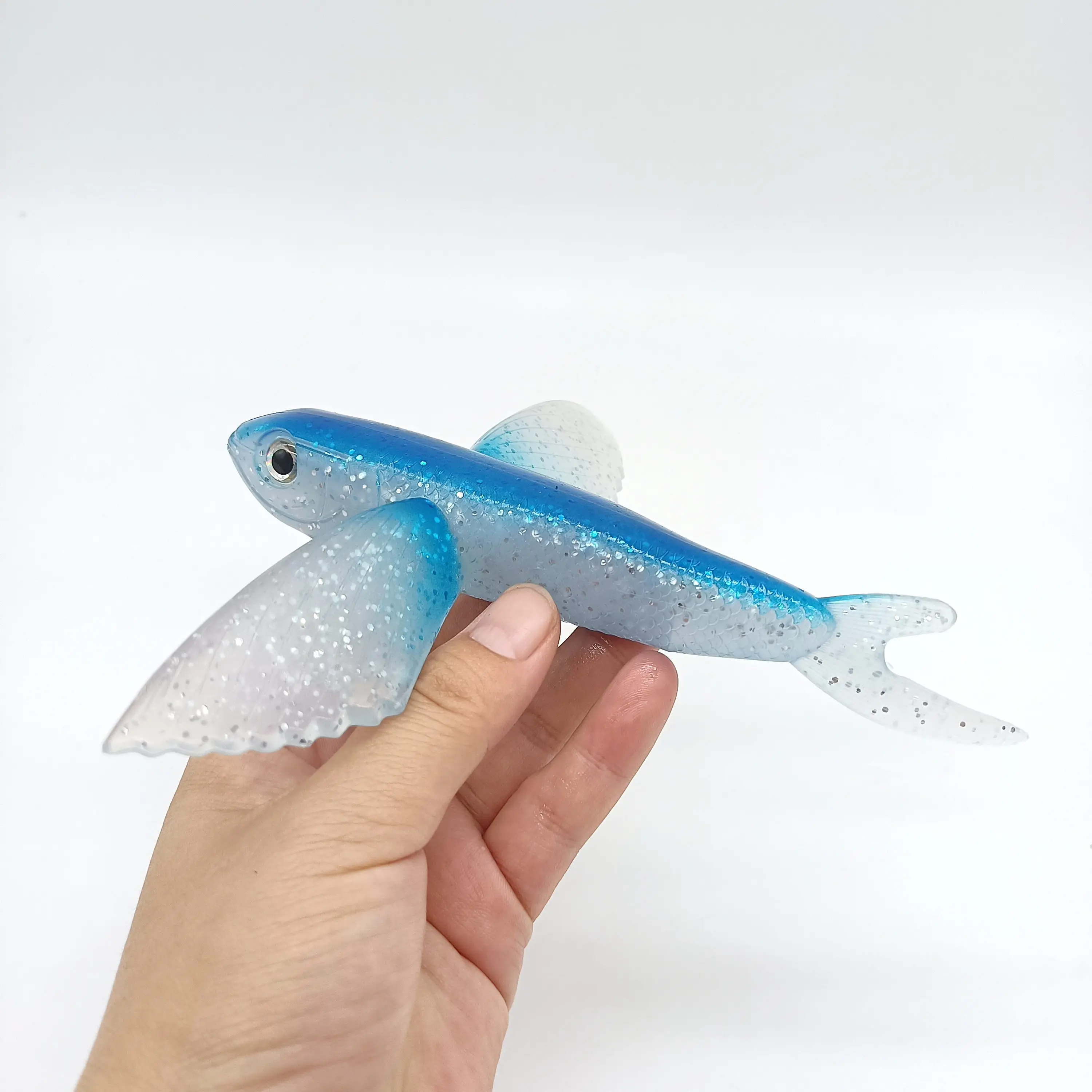 

Летающая мягкая рыболовная приманка HOOFISH, 2 шт., 120 г/64 г, Тонущая бионическая Мягкая приманка, приманка для ловли тунца, масла, морского самолета, рыболовная снасть