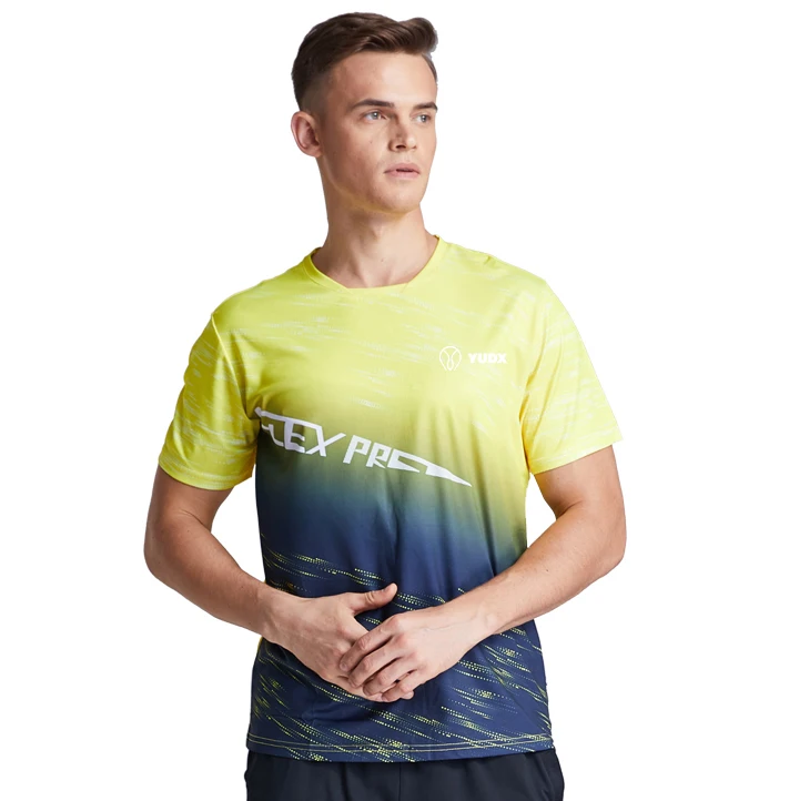 

Yudx Men's Badminton T-Shirt Crewchange Round Neck Top Harajuku Loose Quick Drying Clothing Men's Badminton Clothing Sportswear