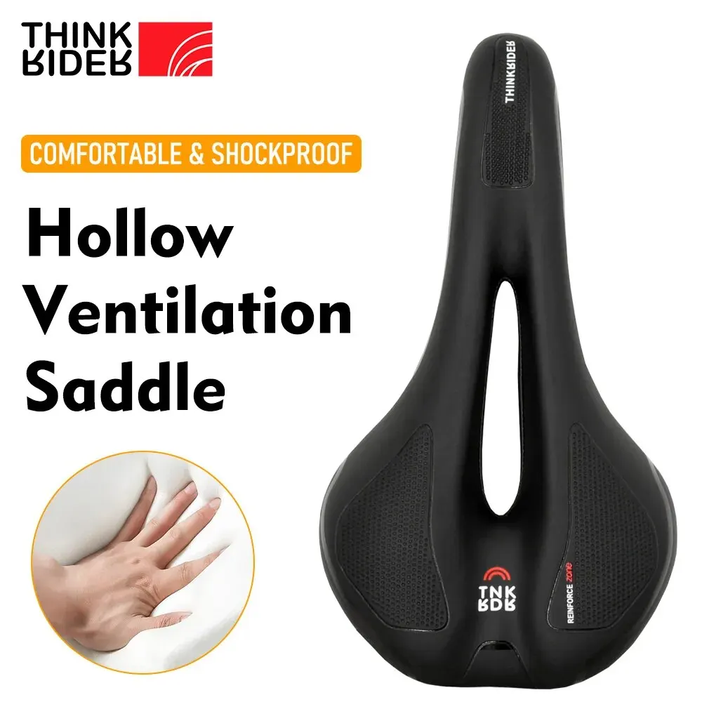 Ergonomic Bicycle Saddle - Comfortable Cushion for Cycling Enthusiasts