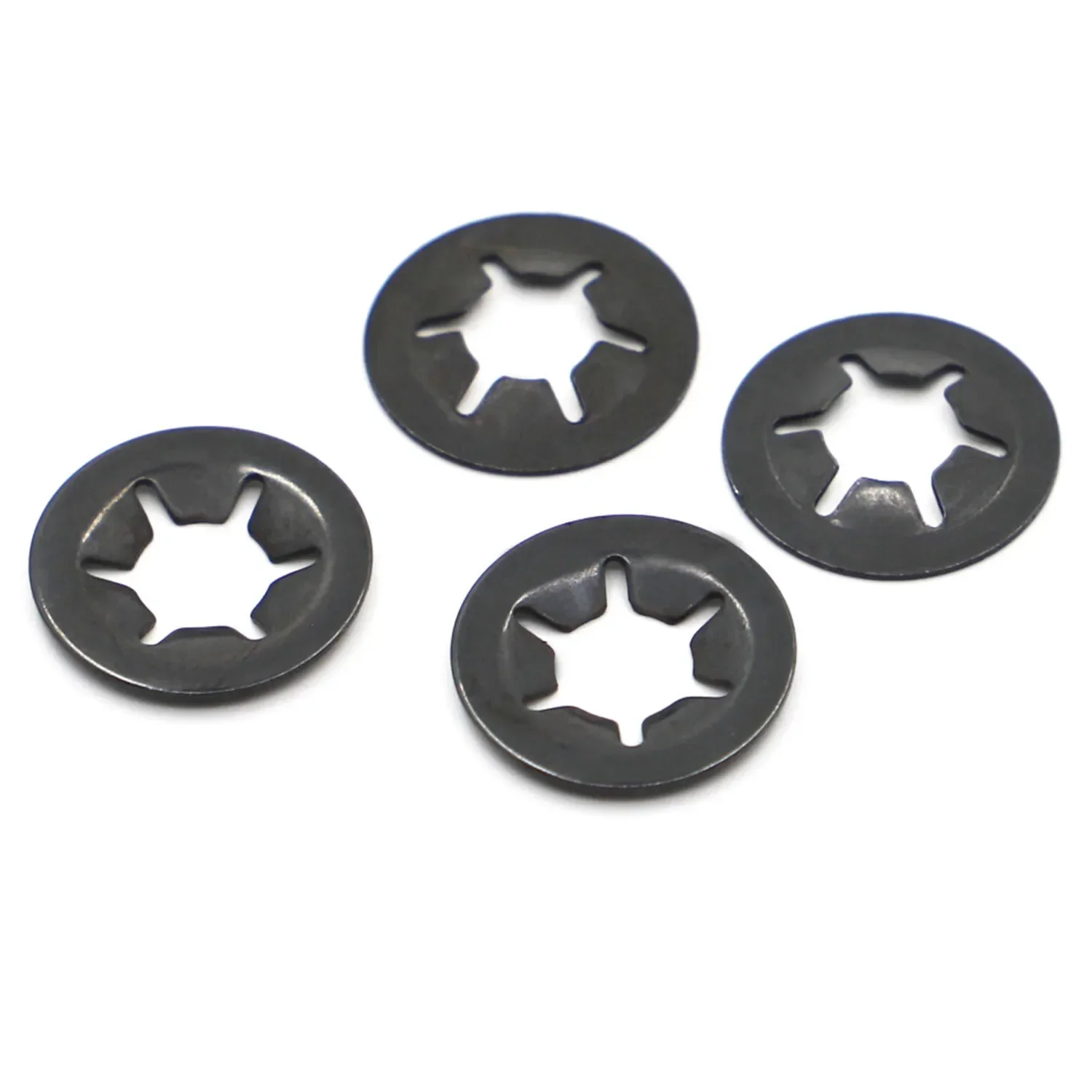 Star Lock Plum Bearing Retaining Ring Flower Washer Clip Set