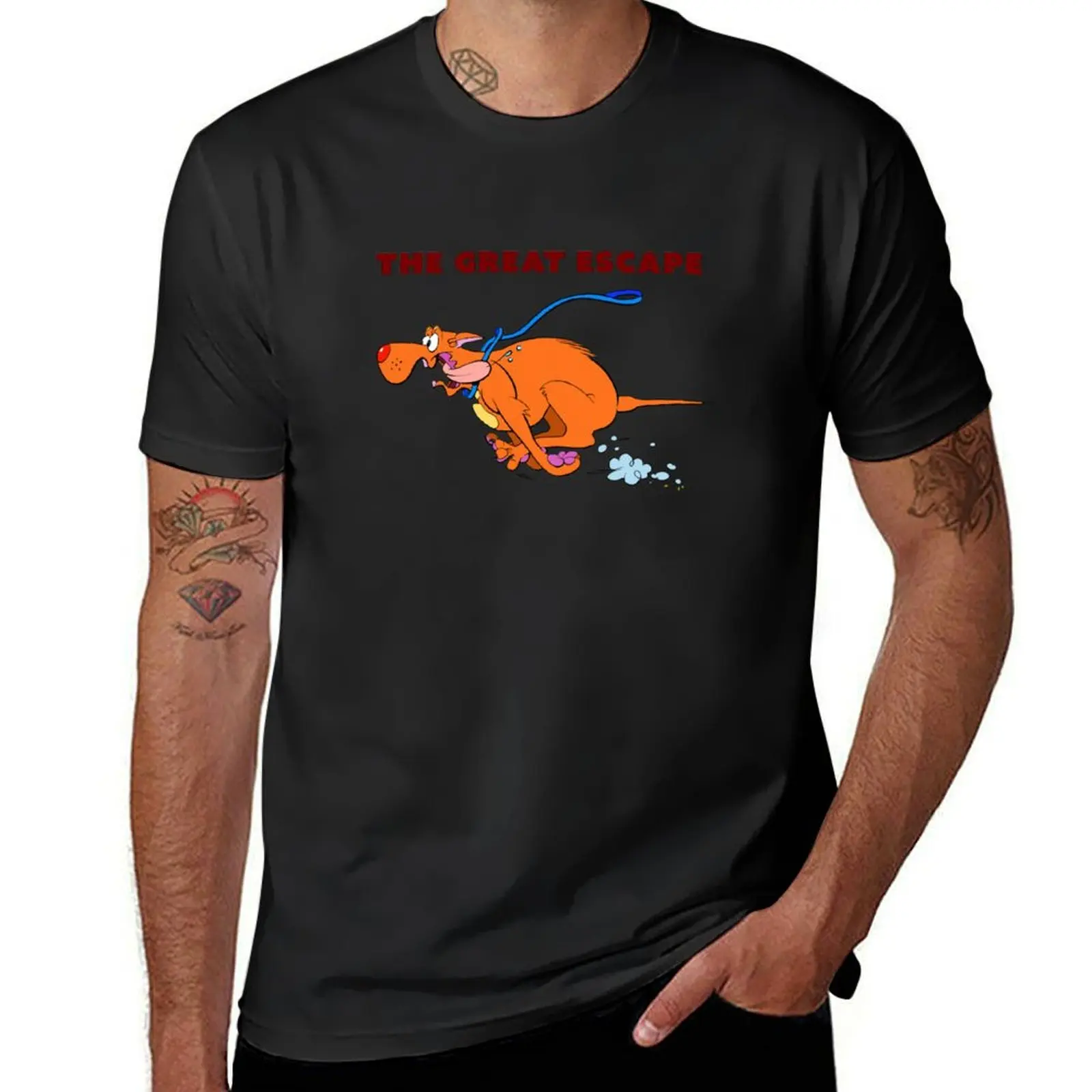 

The Great Escape T-shirt tops funnys Short sleeve tee cute tops black t shirts for men
