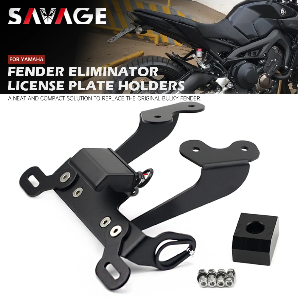 License Plate Holder Led Light For Yamaha Mt09/sp Fz09 2017 18 19 2020