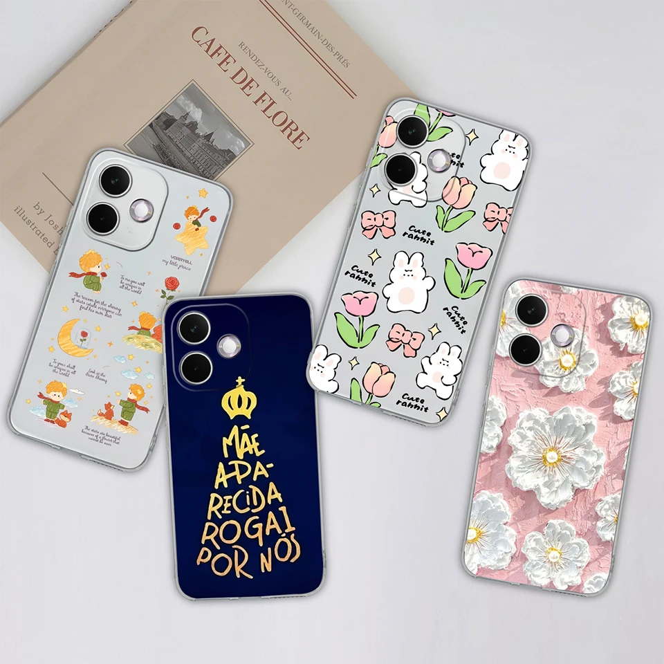 Personalized Clear Case with Butterfly & Cat Design - Antifouling & Anti-Drop Protection