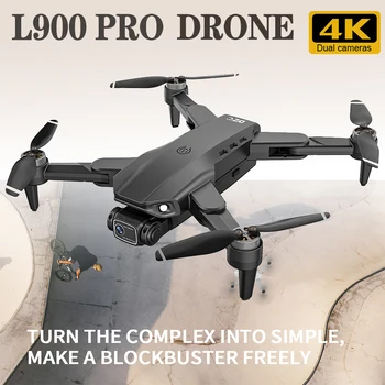 Drone L900 Pro 5G GPS con Doppia Fotocamera HD 4K Professionale, Quadricottero Pieghevole Brushless, RC con Portata di 1,2 KM, Giocattolo Volante