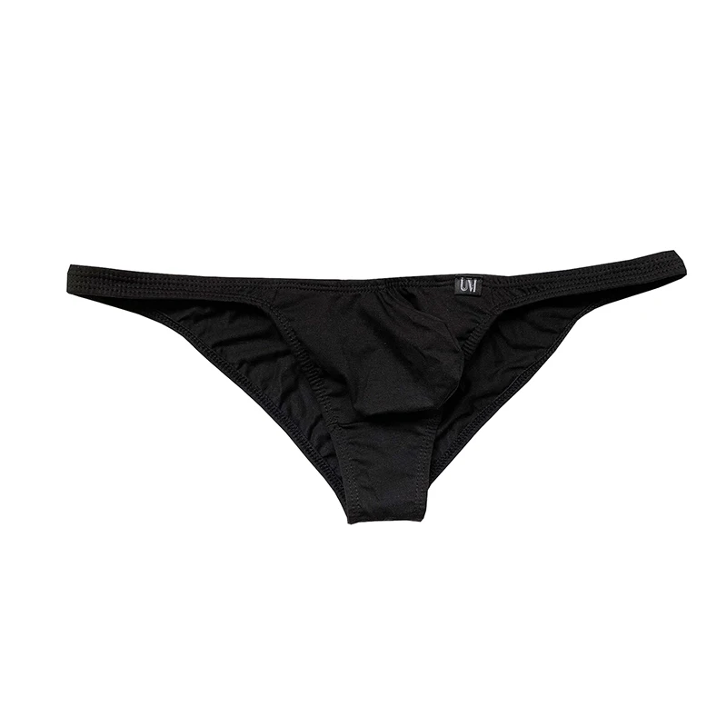New Autumn Winter Mens Low Rise Briefs Cotton Underwear Lining U-Convex Pouch Sexy Panties Man Tight Elastic Small Underpants 4