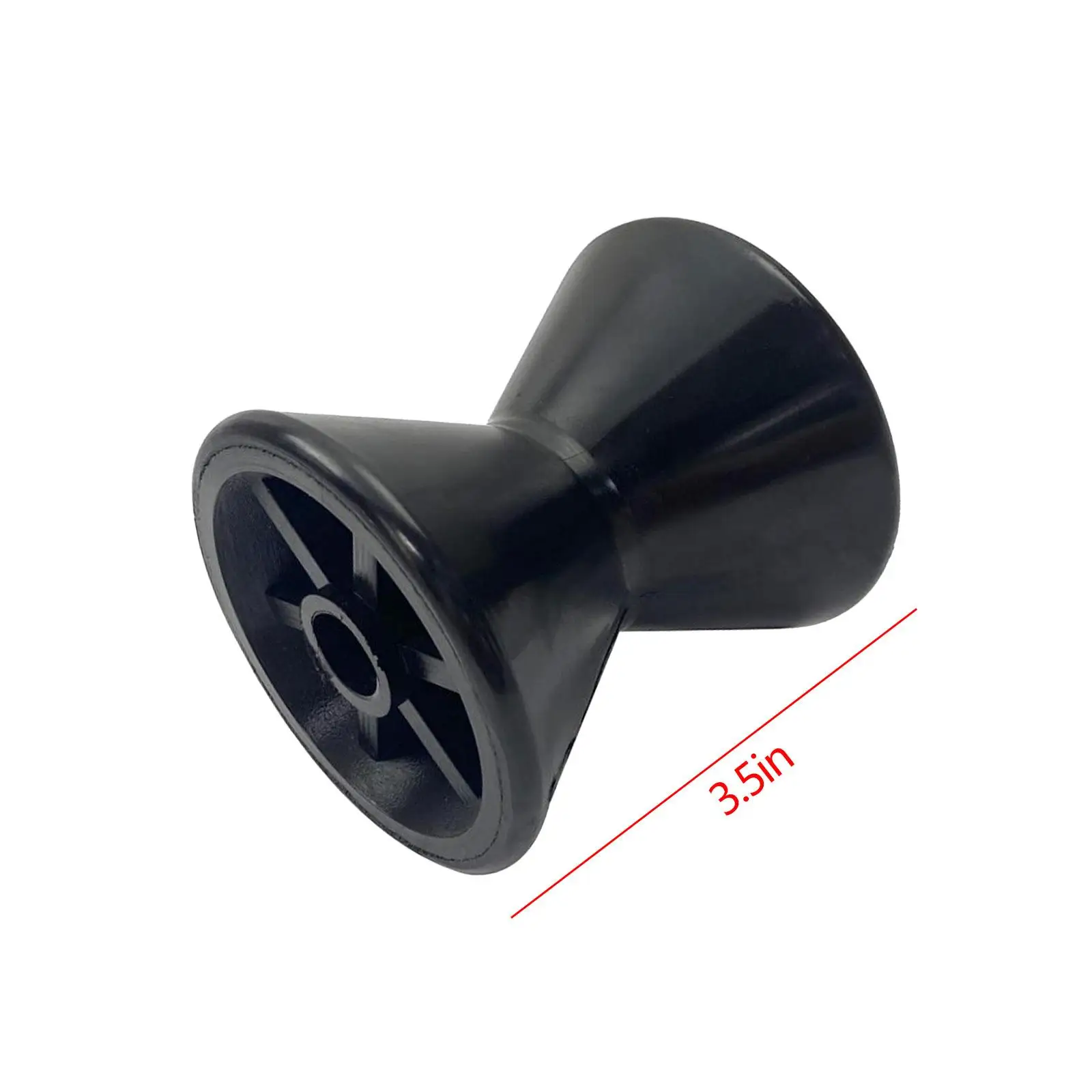 Bow Roller 3.5" Durable Professional Replace Parts Black Spare Parts High Performance Rubber Bow Roller Accessories