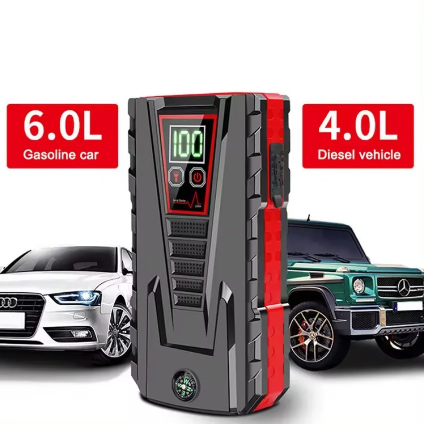 

12000mAh Car Starting Power Bank Portable Battery Charger Emergency Booster Starting Device Battery Jump Starter Big Capacity