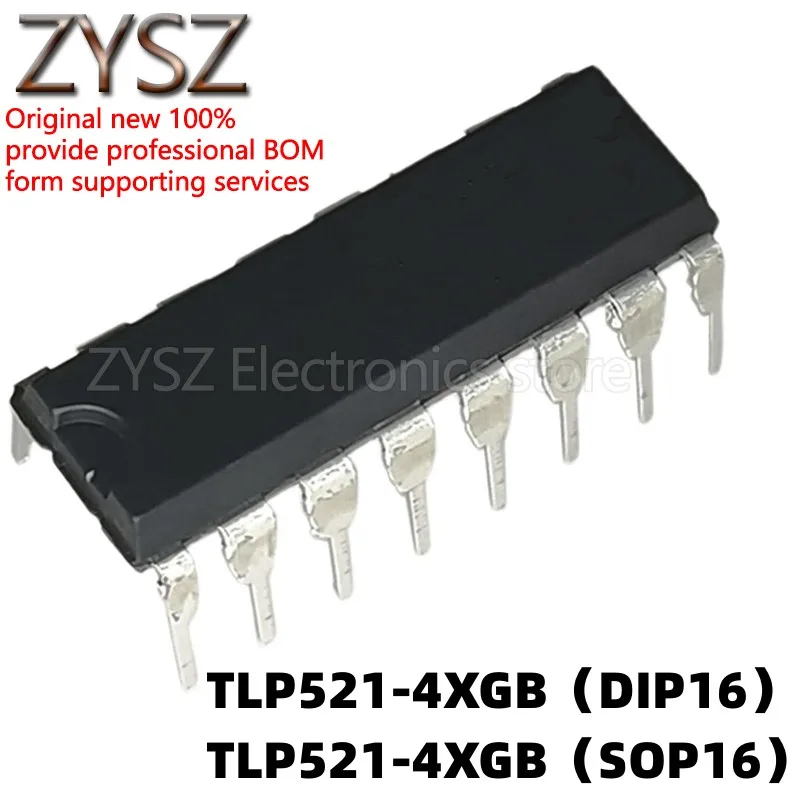 

5PCS TLP521-4XGB TLP521-4X TLP521-4 DIP16/SOP16