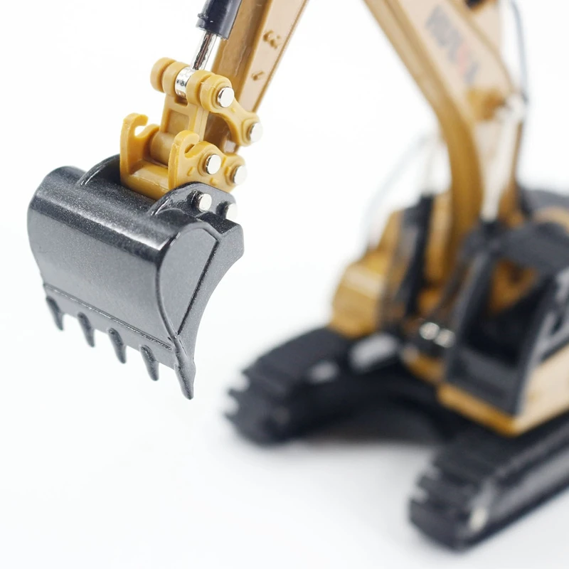 S7d7c2b591e9942ffbbcfbb69fb586490J HUINA odlew metalowa konstrukcja ciężarówki Heavy Metal koparki i odlew zabawka budowlana pojazd budowlany Model